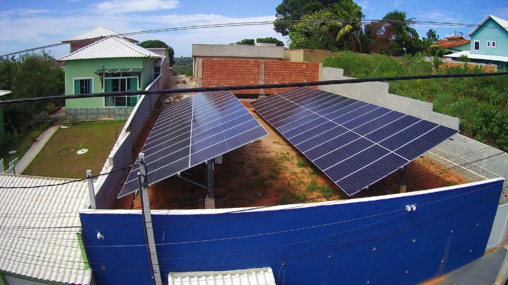 Sistema solar em estrutura solo