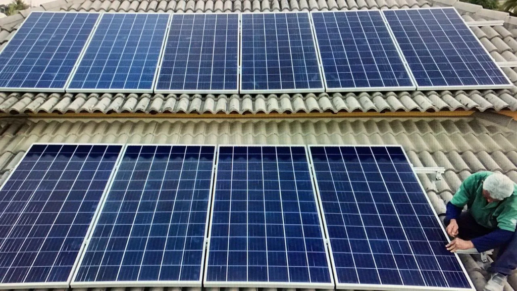 Sistema solar instalado